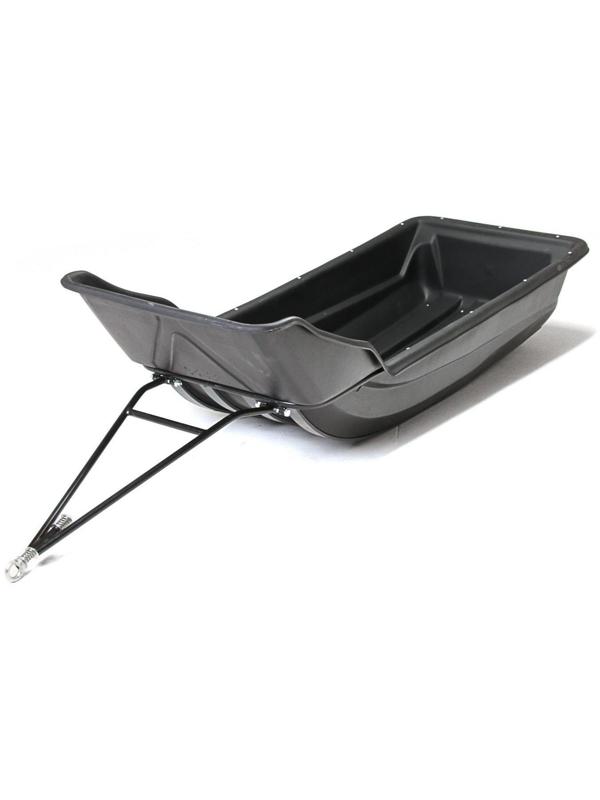 Сани волокуши CenterPlast 1700 с отбойником с накладками, 195x75/50x65 см