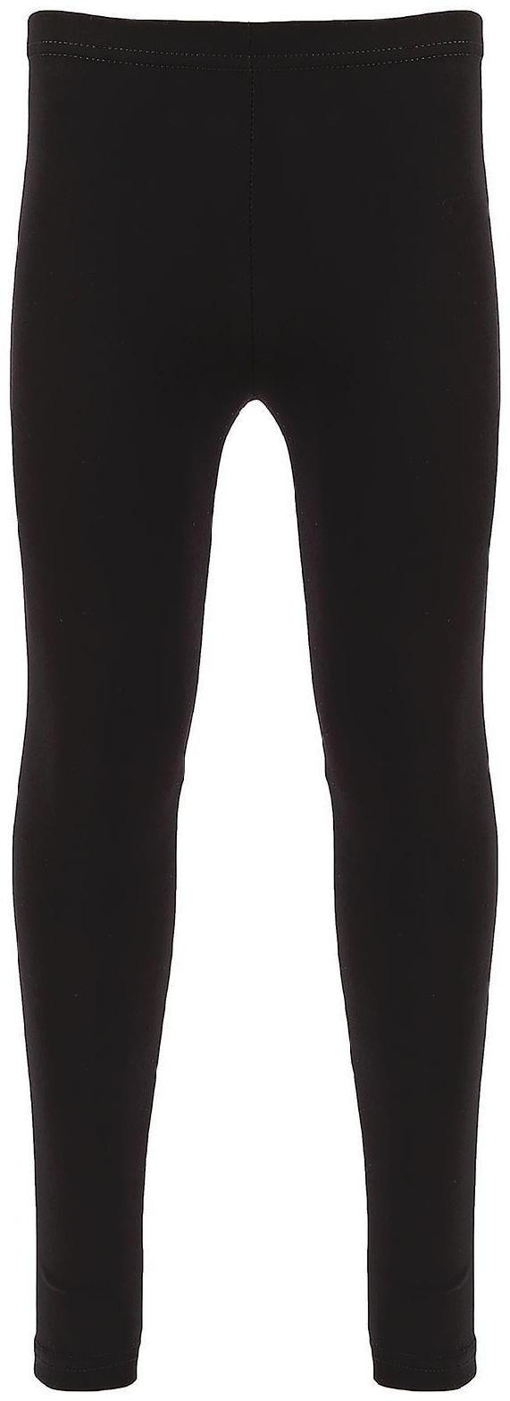 Лосины гимнастические х/б, размер 32, цвет чёрный