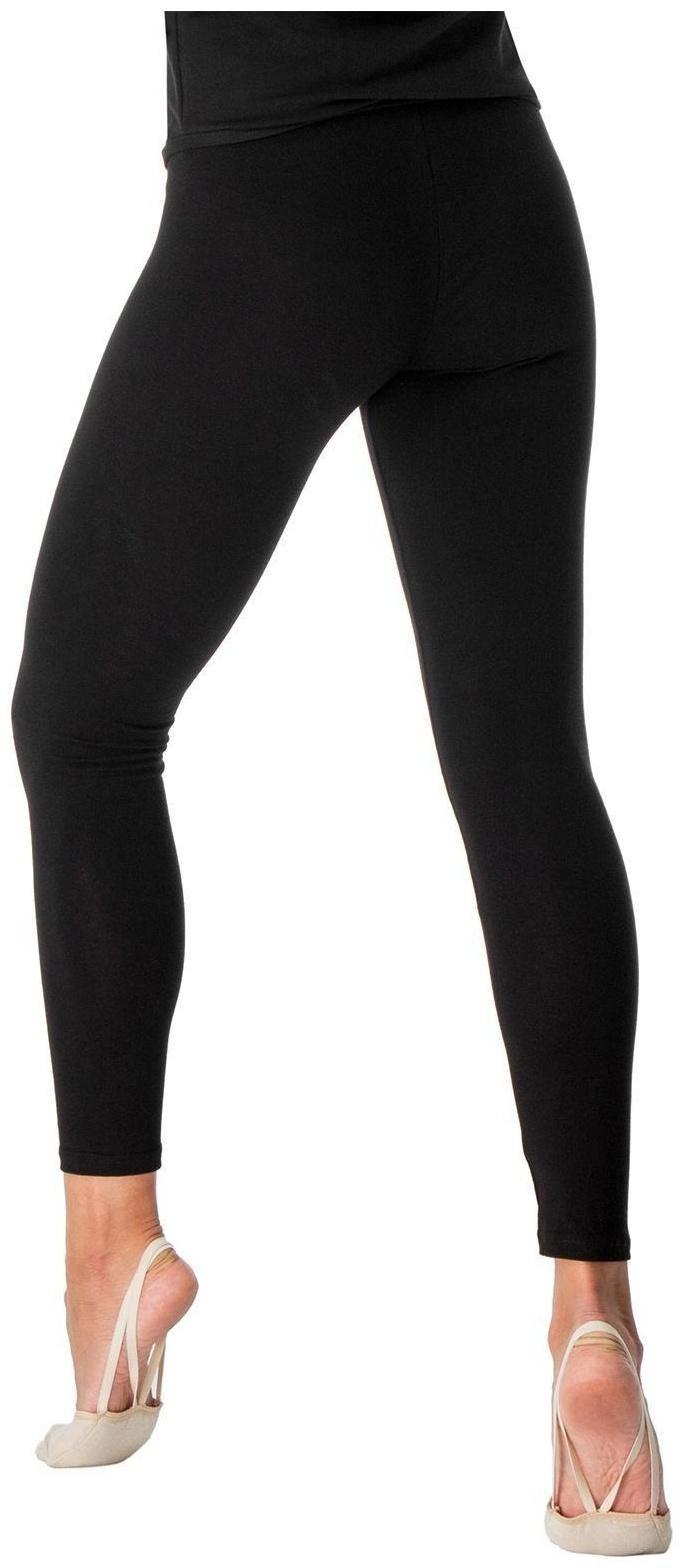 Лосины гимнастические х/б, размер 40, цвет чёрный