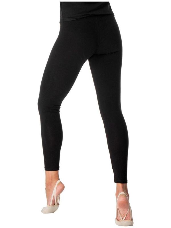 Лосины гимнастические х/б, размер 40, цвет чёрный