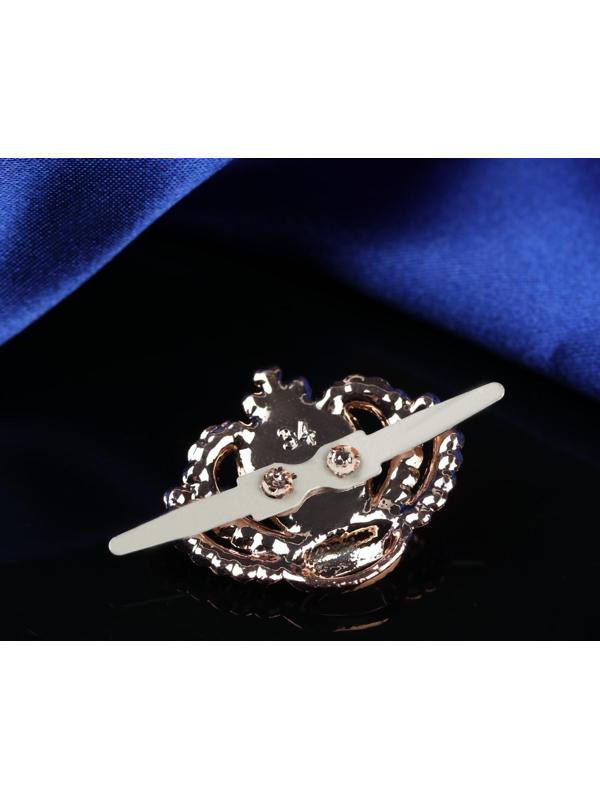 Декоративные элементы на прокол «Короны», 4 × 2,5 см, 10 шт, цвет золотой