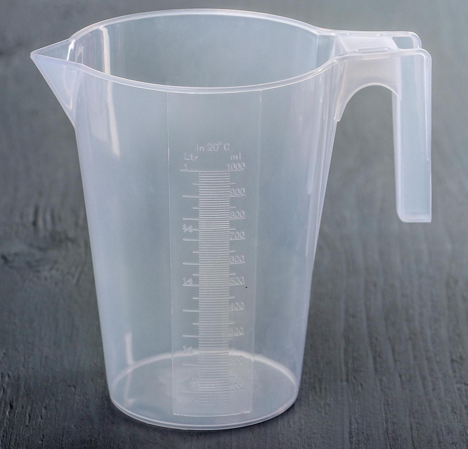 Кувшин мерный, 1 л, цвет прозрачный