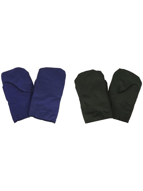 Рукавицы утеплённые, диагональ, один слой ватина, МИКС