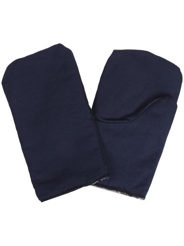 Рукавицы утеплённые, диагональ, один слой ватина, МИКС