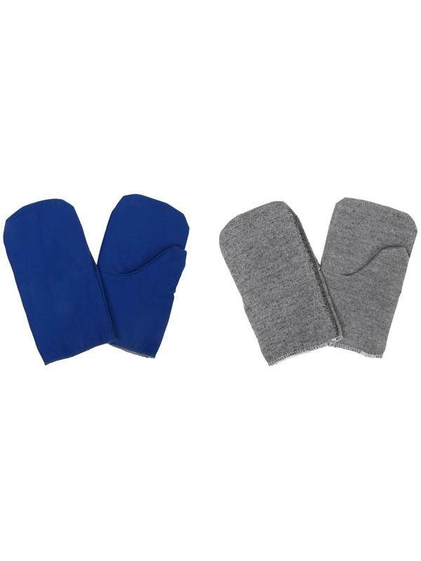 Рукавицы утеплённые, диагональ, один слой ватина, МИКС