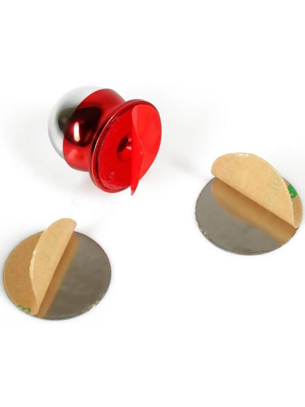 Держатель телефона  магнитный TORSO, усиленный, красный