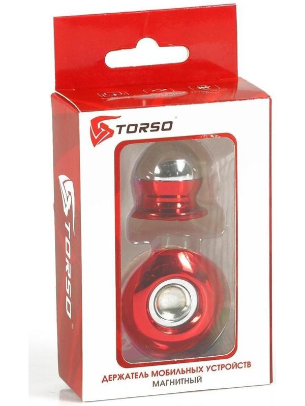 Держатель телефона  магнитный TORSO, усиленный, красный