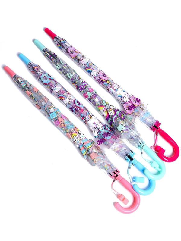 Зонт детский «Единорог» цвета МИКС