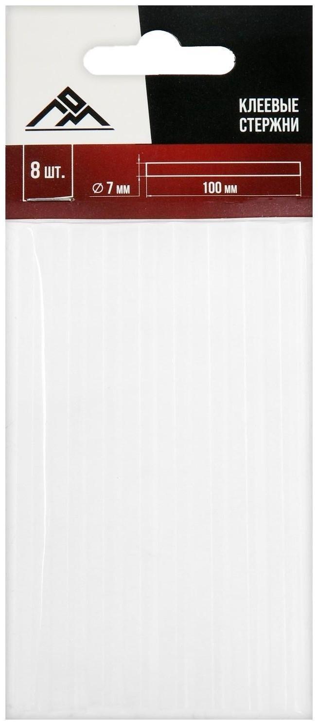 Клеевые стержни ЛОМ, 7 х 100 мм, 8 шт.