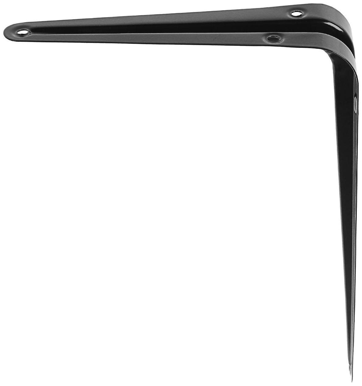 Кронштейн ТУНДРА, 200х150х0.8 мм, черный