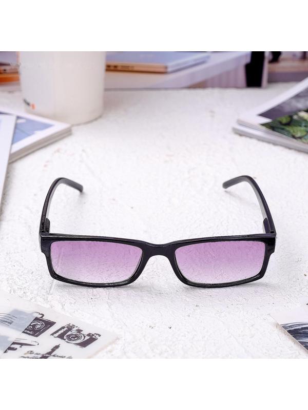 Очки корригирующие 6617, цвет чёрный, тонированные, +1