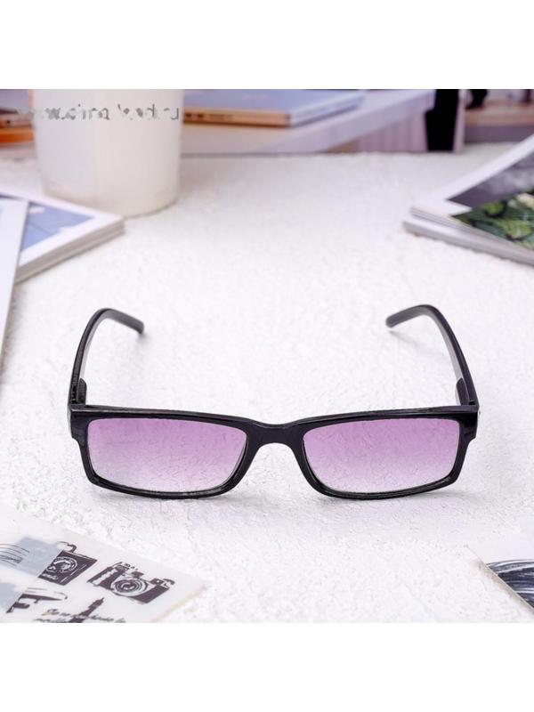 Очки корригирующие 6617, цвет чёрный, тонированные, +3