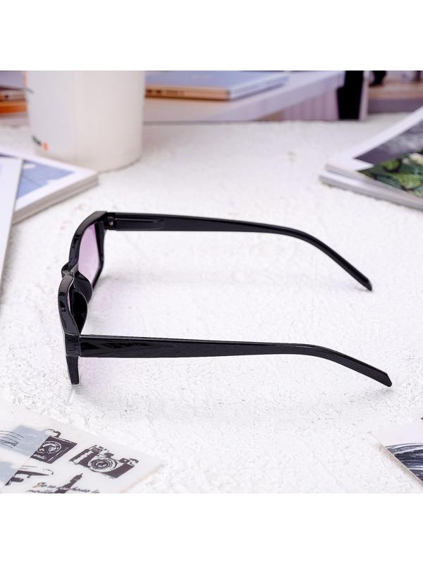 Очки корригирующие 6617, цвет чёрный, тонированные, отгибающаяся дужка, -2,5