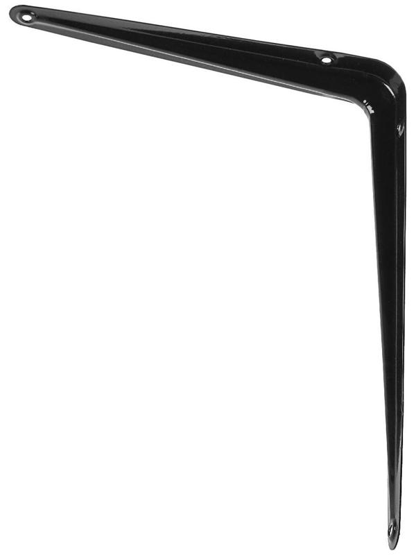 Кронштейн ТУНДРА, 250х200х0.9 мм, черный