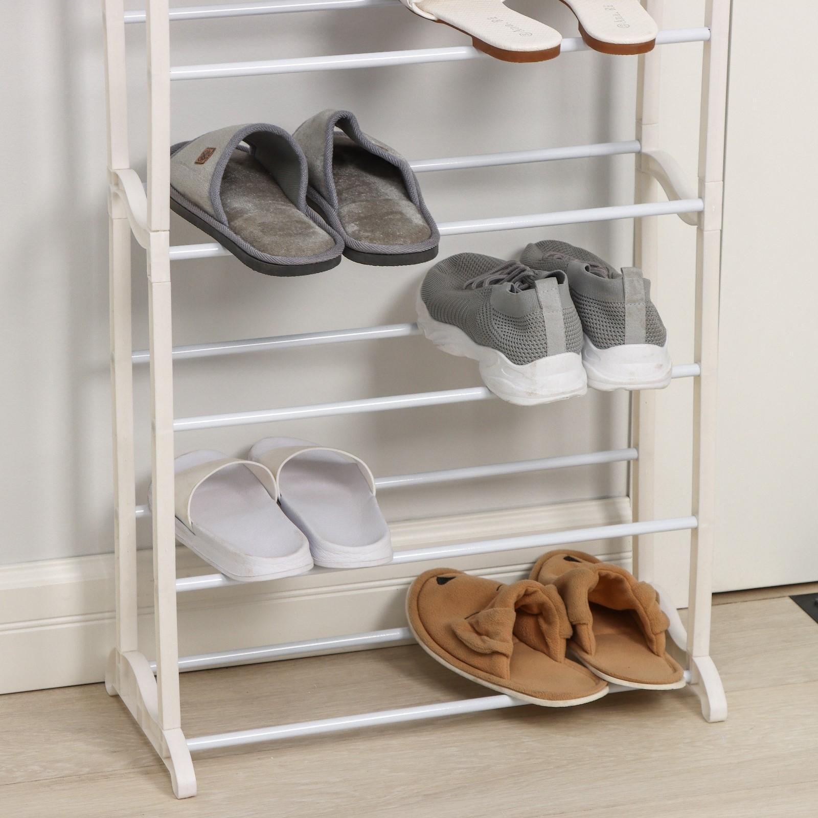 Обувница, 7 ярусов, 50×24,5×95 см, цвет белый