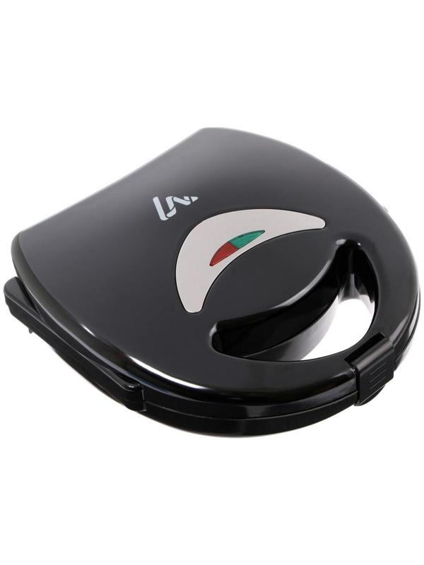 Электровафельница Luazon LT-07, 750 Вт, тонкие вафли, антипригарное покрытие, черная