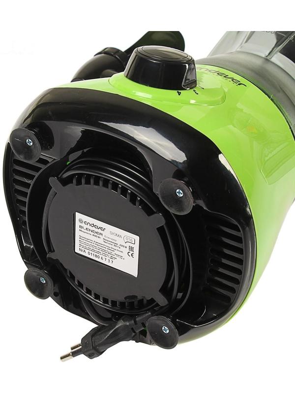 Блендер Endever Sigma-016, стационарный, 800 Вт, 1.5 л, 4 скорости, зеленый