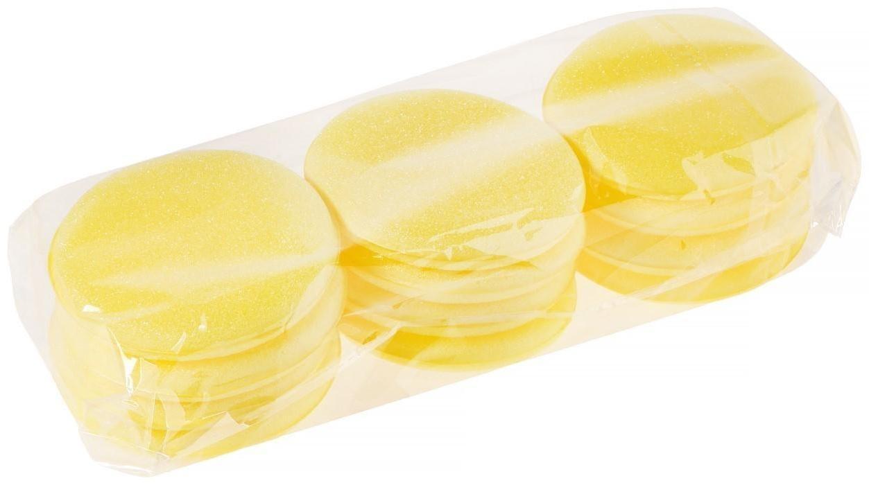 Аппликатор для полировки кузова, d-9.5 см, набор 12 шт