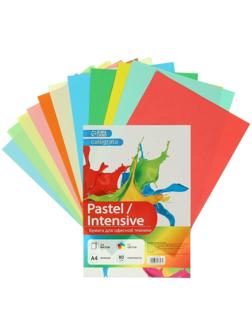 Бумага цветная А4, 24 листа, 12 цветов 