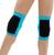 Наколенники для гимнастики и танцев с уплотнителем, размер XS (4-7 лет), цвет бирюза/чёрный