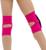 Наколенники для гимнастики и танцев (с уплотненной чашкой), размер XXS (3-5 лет), цвет фуксия/чёрный