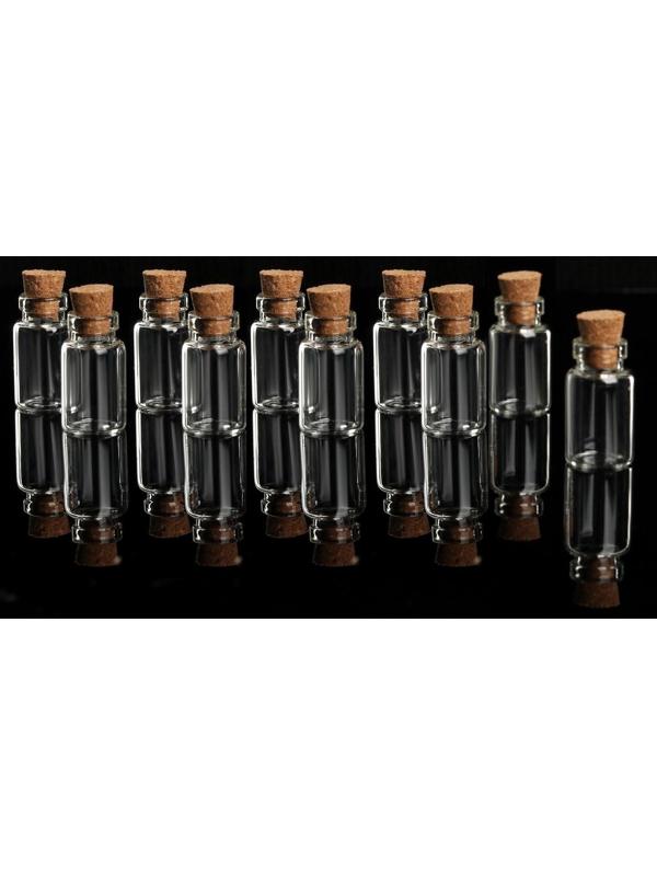 Баночки для хранения бисера, d = 1,2 × 3 см, 10 шт