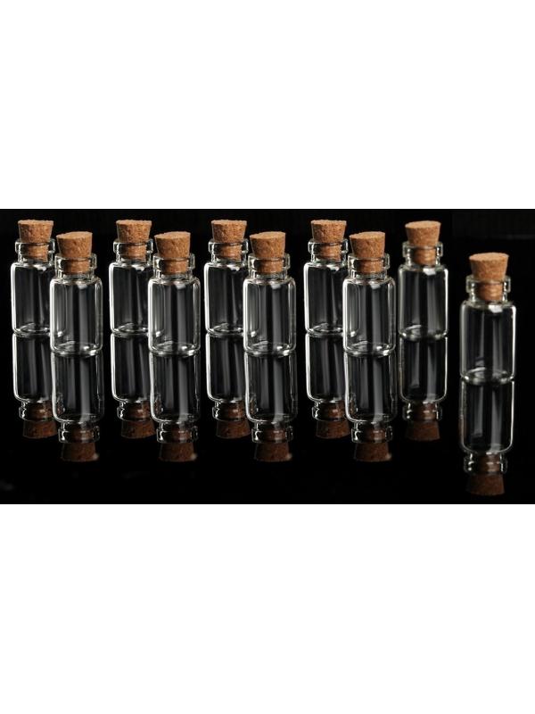 Баночки для хранения бисера, d = 1,2 × 3 см, 10 шт