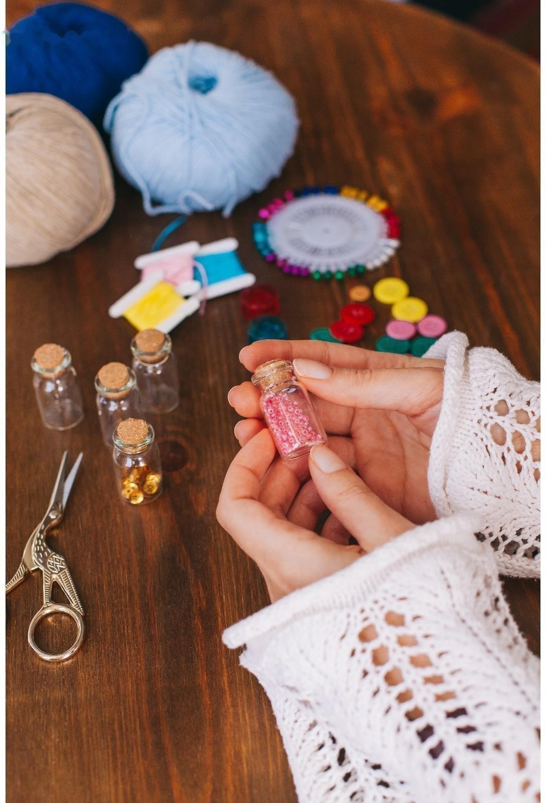 Баночки для хранения бисера, d = 2 × 4 см, 5 шт