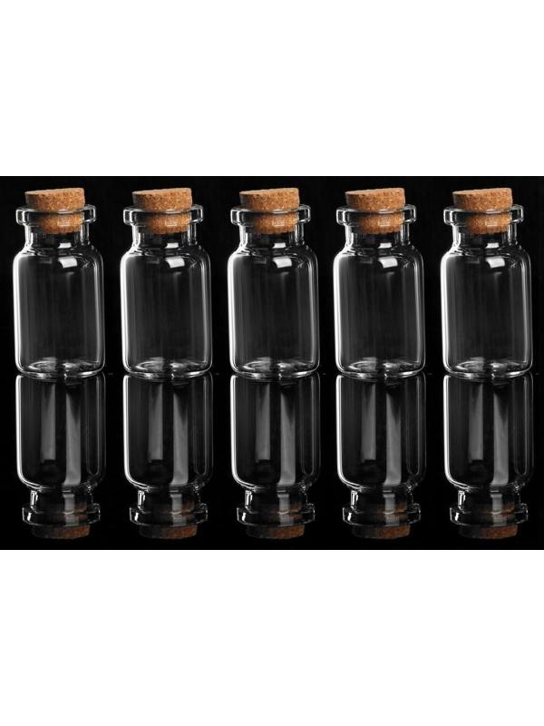 Баночки для хранения бисера, d = 2 × 4 см, 5 шт