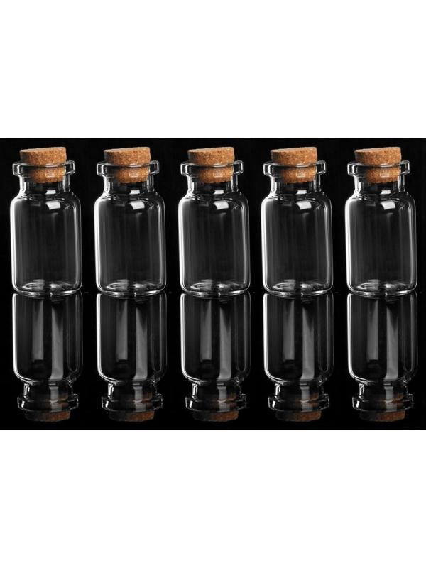 Баночки для хранения бисера, d = 2 × 4 см, 5 шт