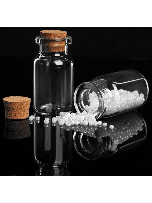 Баночки для хранения бисера, d = 2 × 4 см, 5 шт