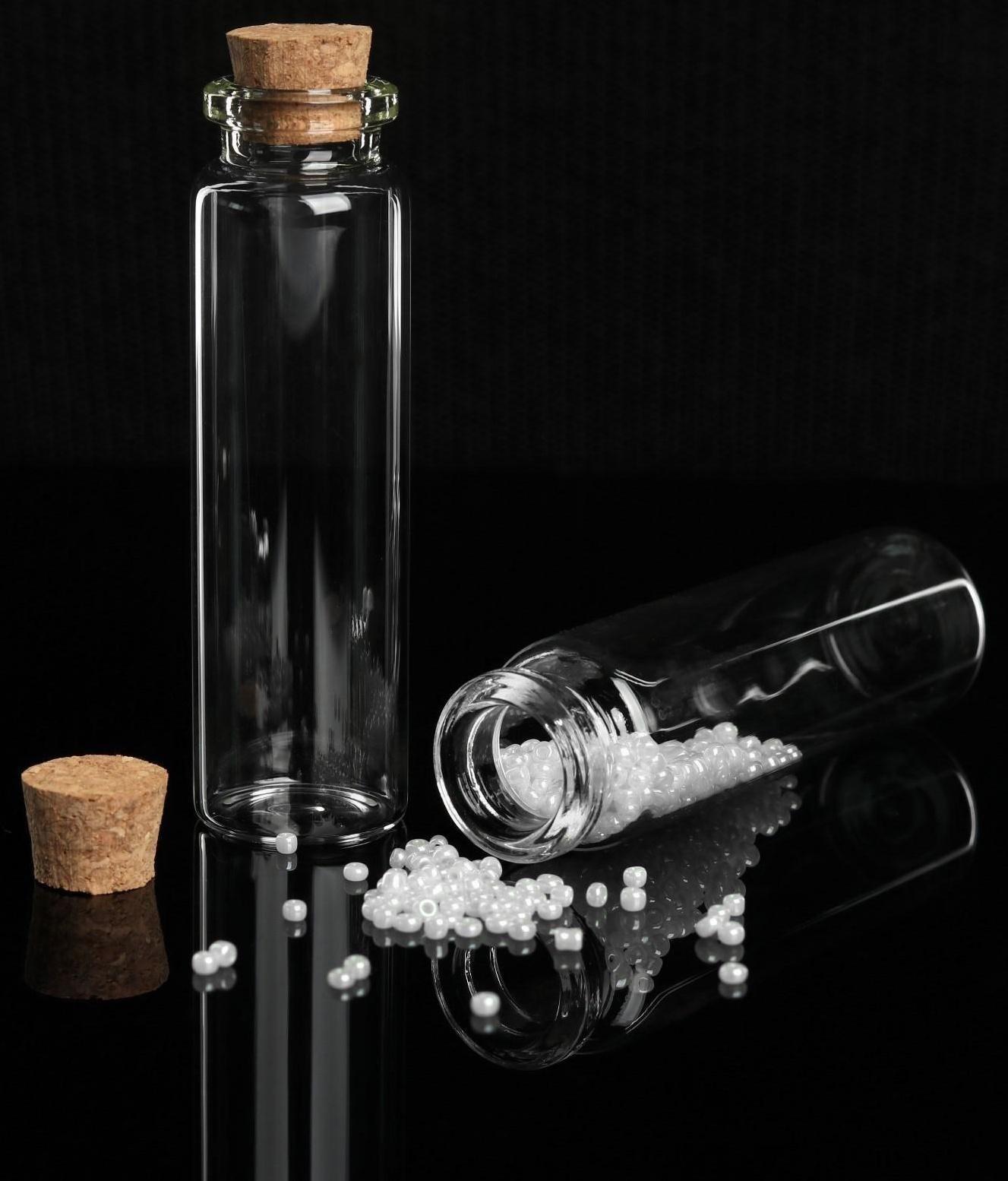 Баночки для хранения мелочей, d = 2 × 7,5 см, 5 шт