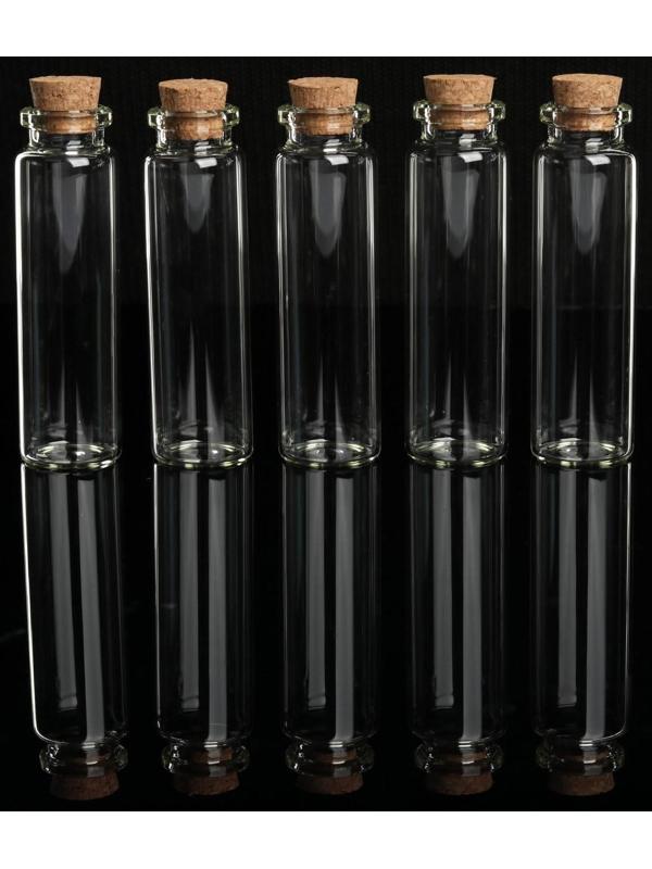 Баночки для хранения мелочей, d = 2 × 7,5 см, 5 шт