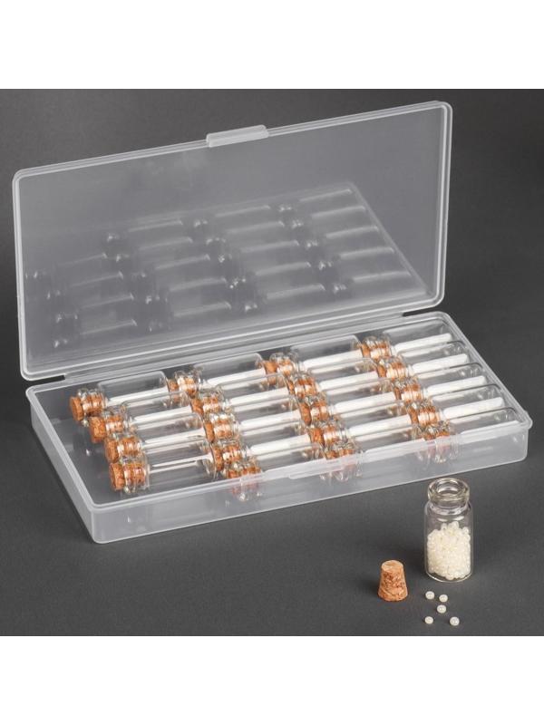 Набор баночек для хранения мелочей, d = 1,5 × 3 см, 18 шт