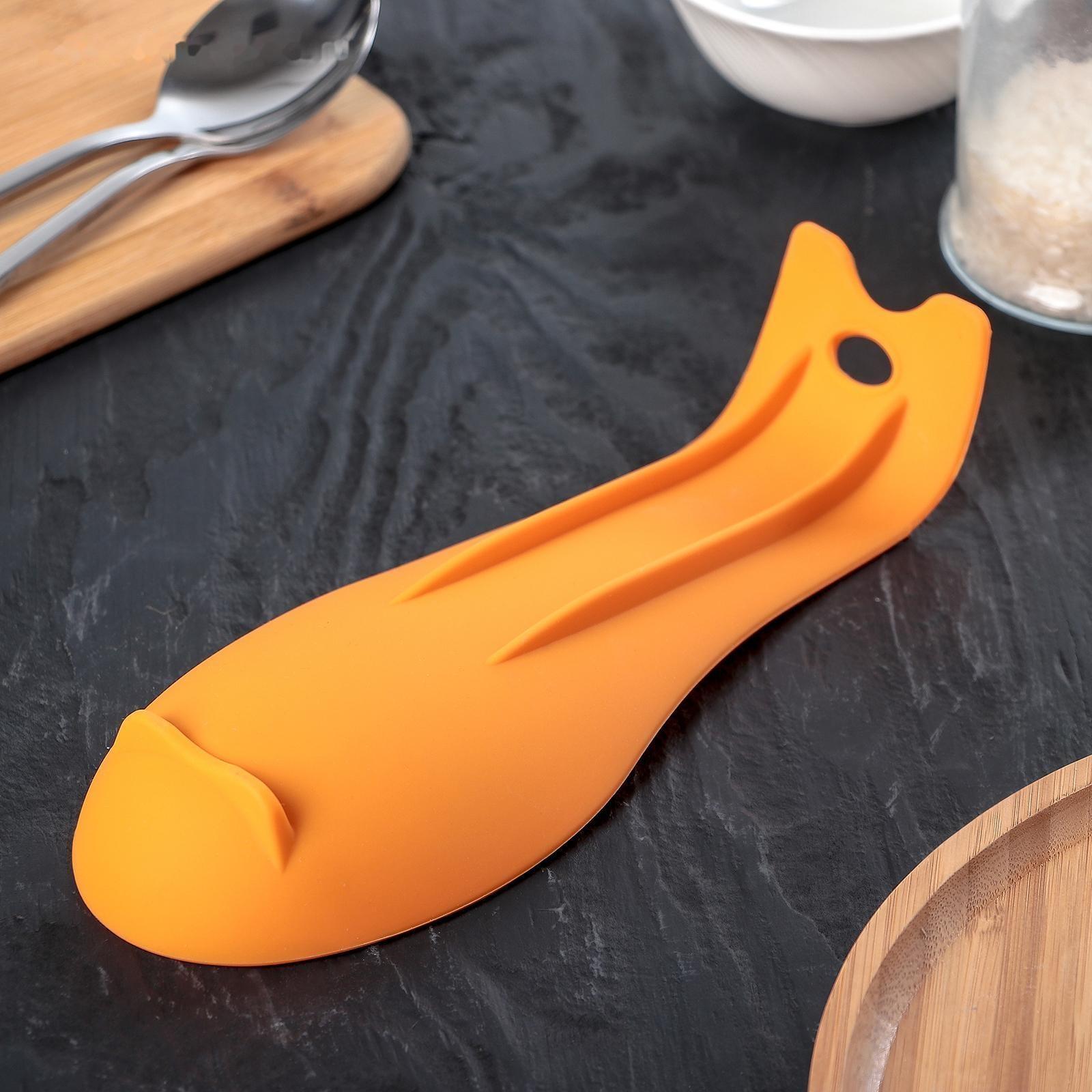 Подставка под ложку Доляна «Горох», 24,5×9,5 см, цвет МИКС