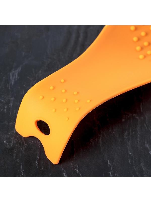 Подставка под ложку Доляна «Горох», 24,5×9,5 см, цвет МИКС