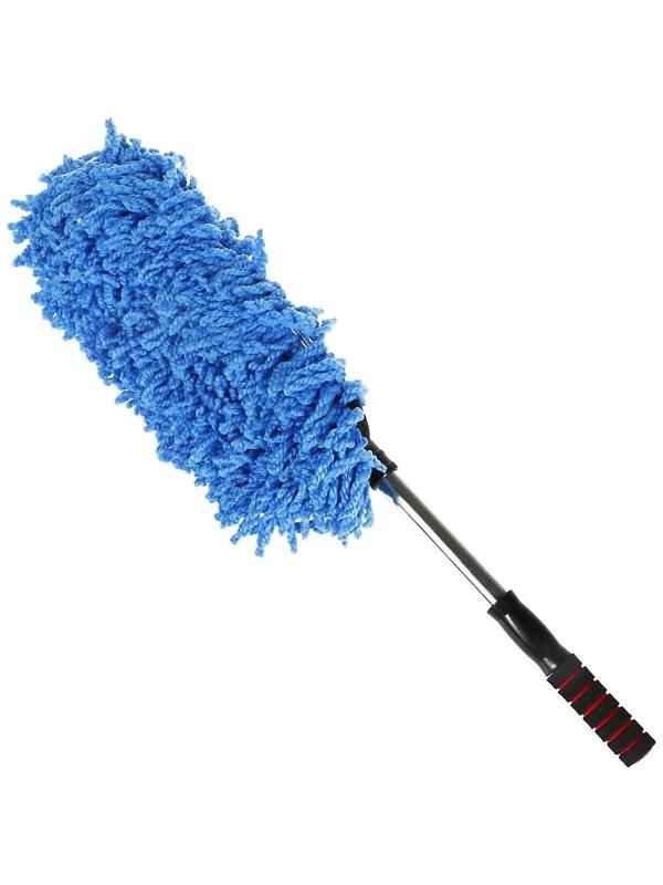 Щетка TORSO для удаления пыли телескопическая 75-89 см, синий