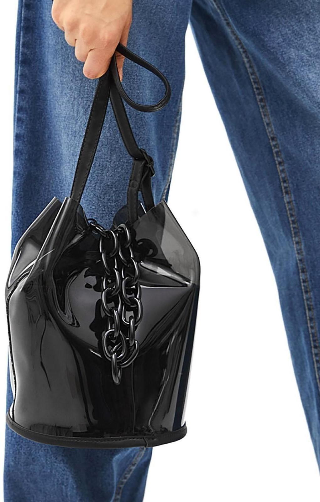 Цепочка для сумки, пластиковая, 15 × 21 мм, 120 см, цвет серебряный