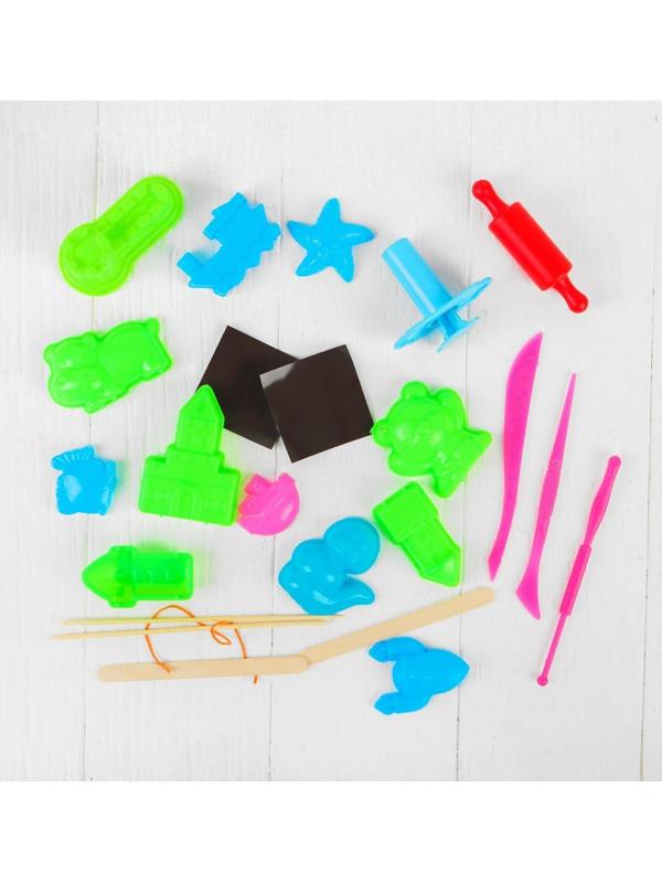 Набор «4в1 Песок+тесто+масса+шариковый пластилин» BIG CREATIVE BOX  BCRB