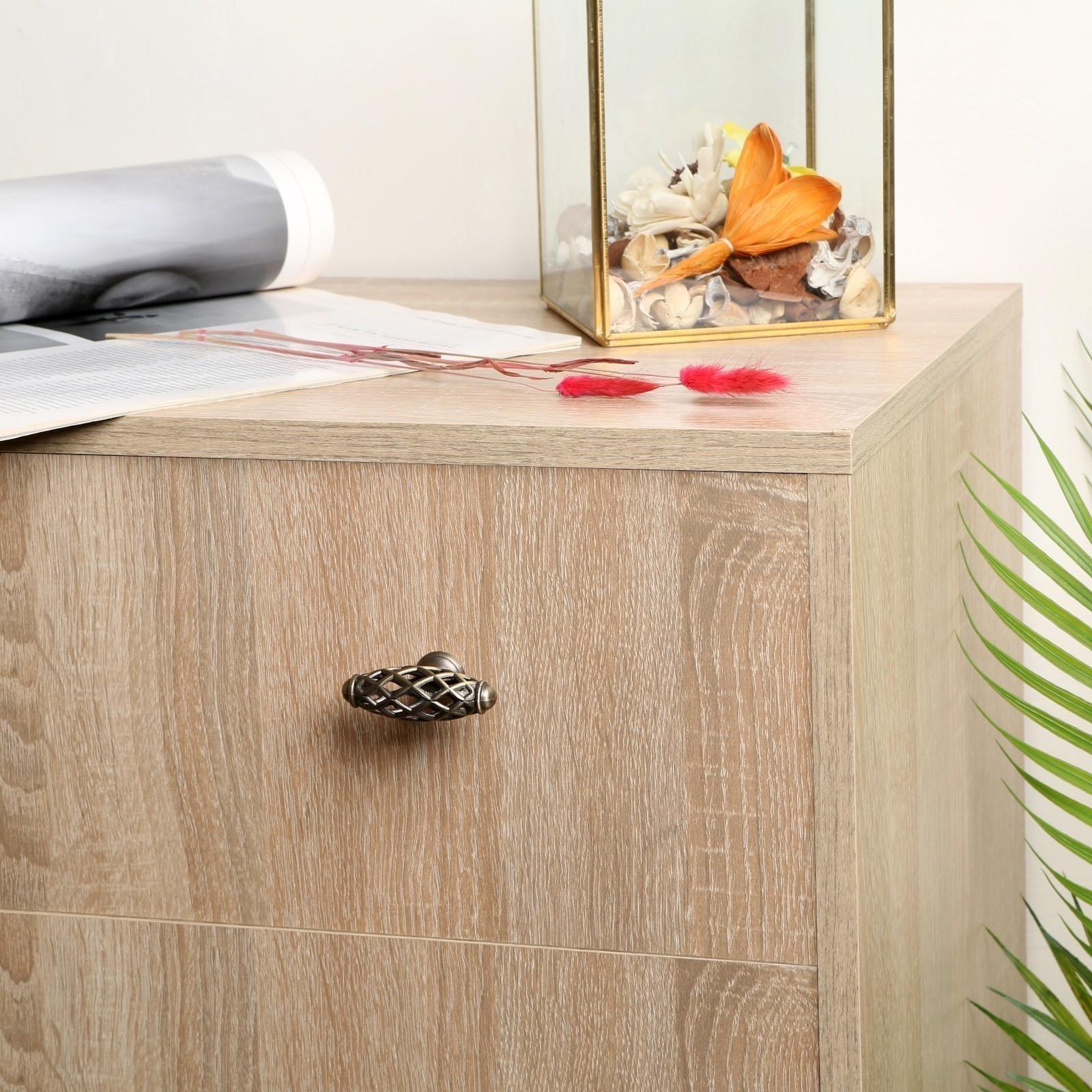 Ручка кнопка ТУНДРА PK039AB, цвет бронза