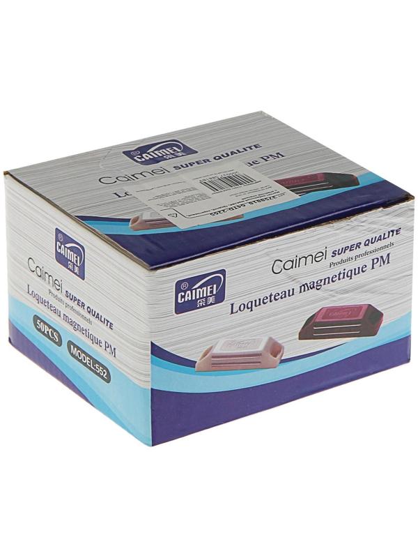 Магнит мебельный M002BR, 60х13, средний, коричневый