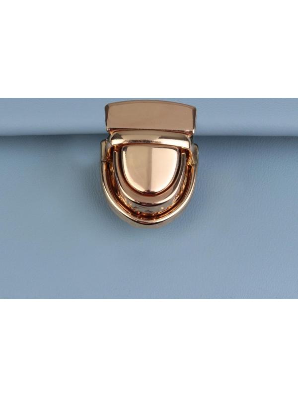 Застёжка для сумки, 3 × 2 см, цвет золотой