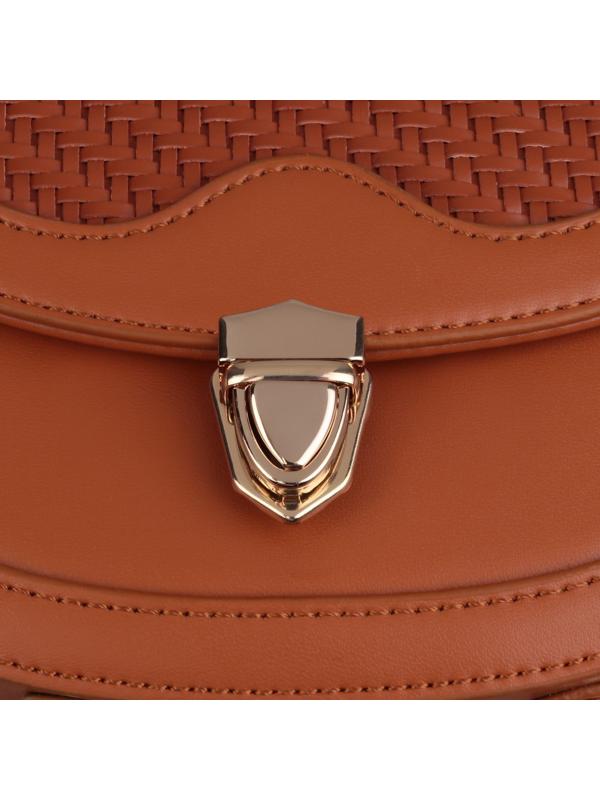 Застёжка для сумки, 3 × 2,5 см, цвет золотой