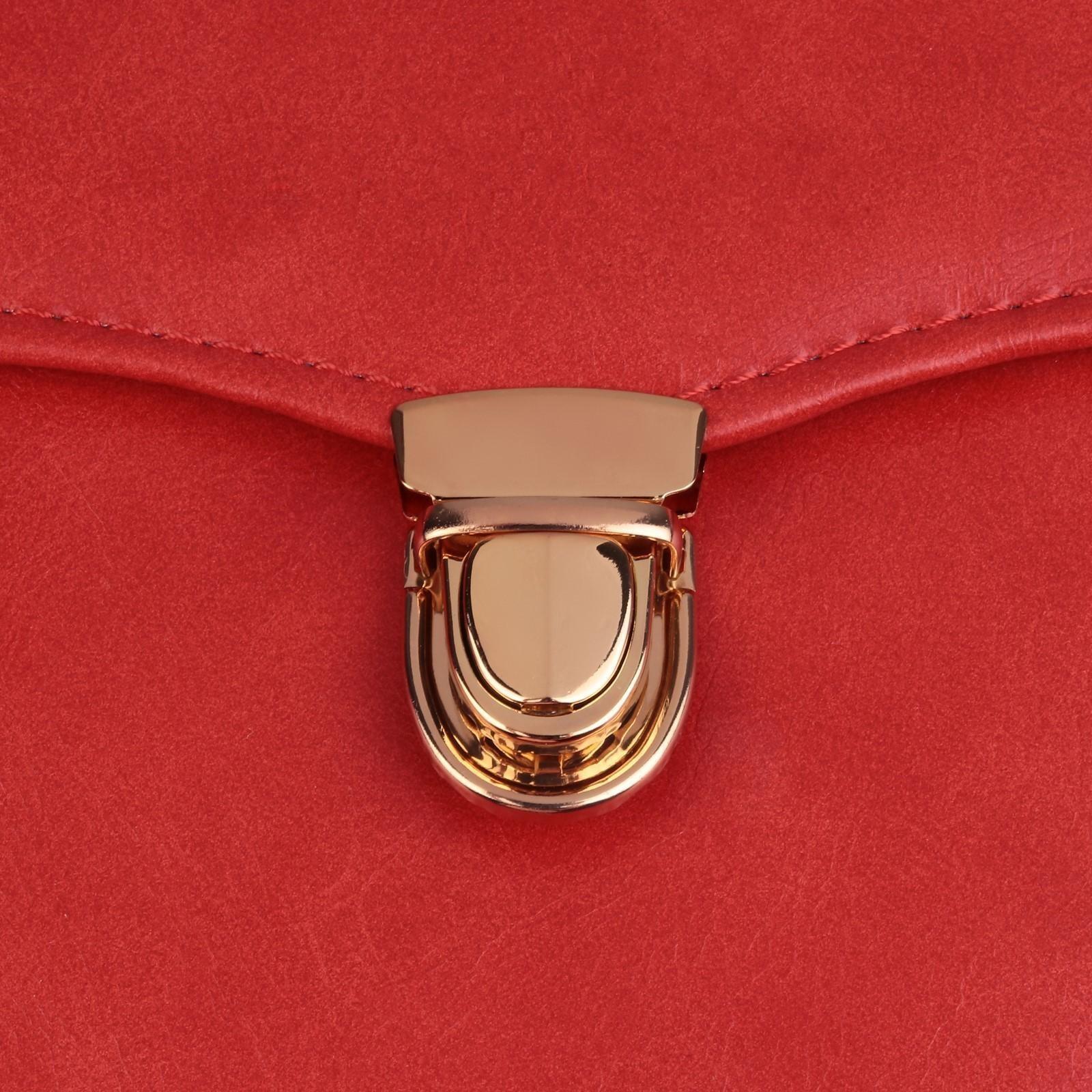 Застёжка для сумки, 4 × 3 см, цвет золотой