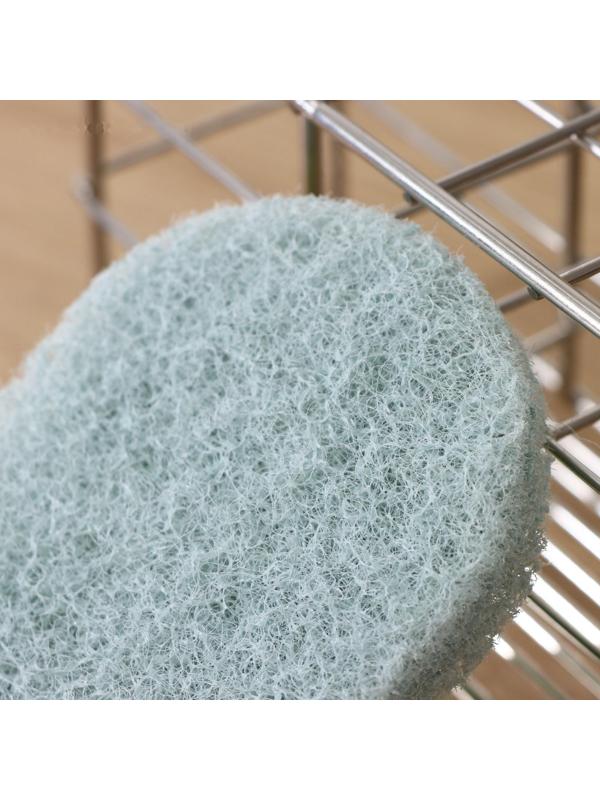 Щётка абразивная с ручкой Доляна, 15×8 см, цвет МИКС