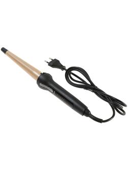 Плойка Luazon LW-12, 35 Вт, керамическое покрытие, d=13-25 мм, 150-230°С, чёрная