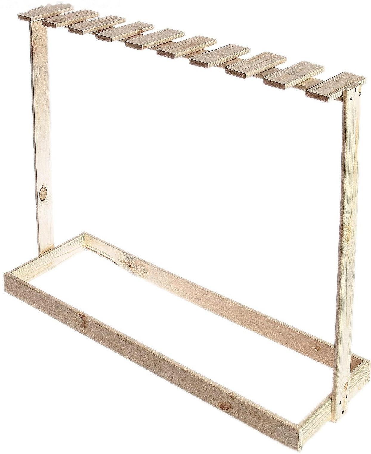 Держатель для садового инвентаря, напольный, под 18 инструментов