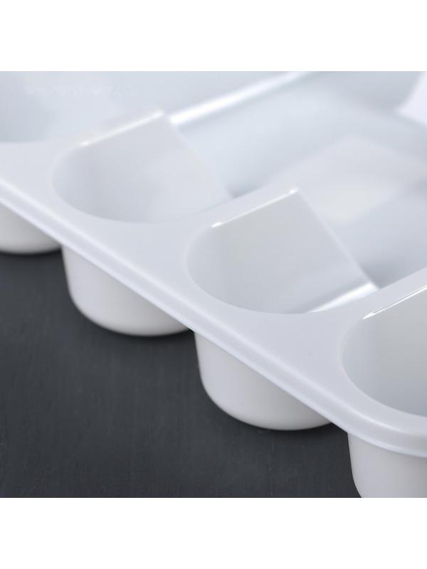 Лоток-вкладыш для столовых приборов, цвет белый