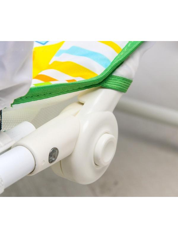 Шезлонг - качалка для новорождённых «Африка», игровая дуга, игрушки МИКС