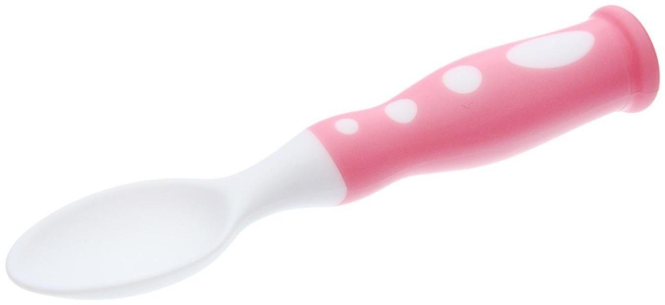 Набор детской посуды «Наше солнышко», 3 предмета: тарелка на присоске, крышка, ложка, цвет розовый